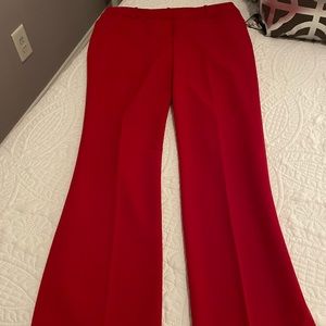 Red EUC trousers